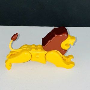 Vtg Mega Bloks Legend Lion's Kingdom Ritvik Lion Toy Figure Only